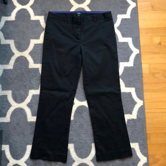 JCrew Cafe Capri City Fit, cropped pant size 4 - Picture 2 of 7